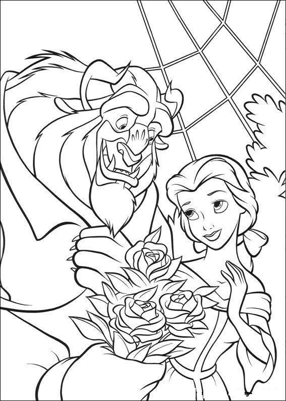 desenhos A Bela e a Fera para adultos