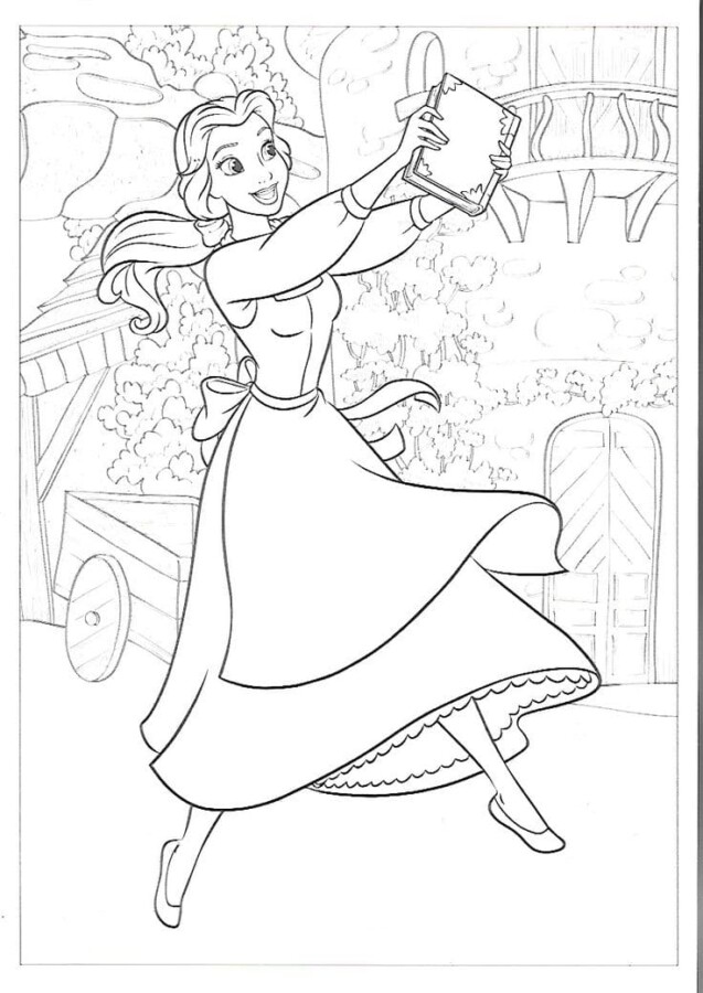 desenhos do Lumière para colorir