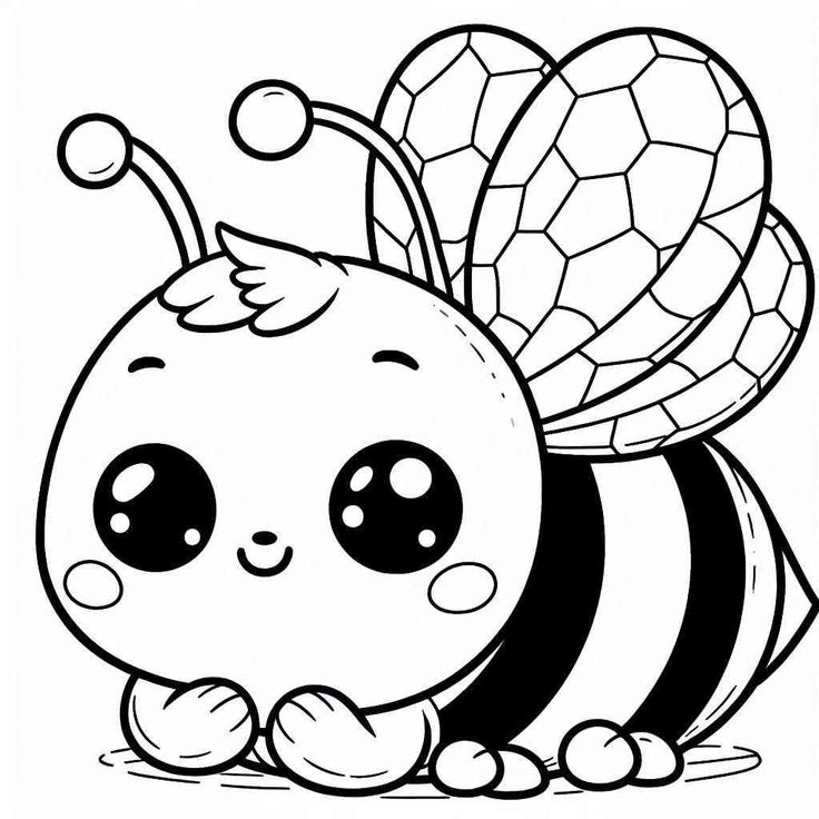 desenho abelha e flor