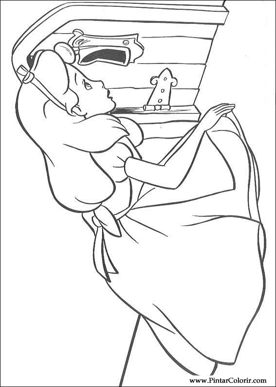 Páginas para colorir Alice
