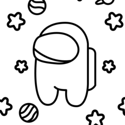 among us para colorir pdf