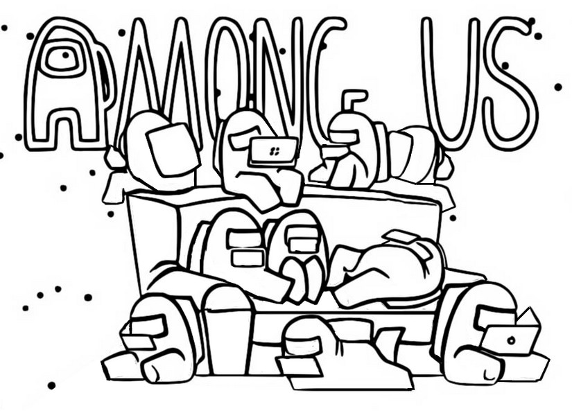 among us desenhos digitais