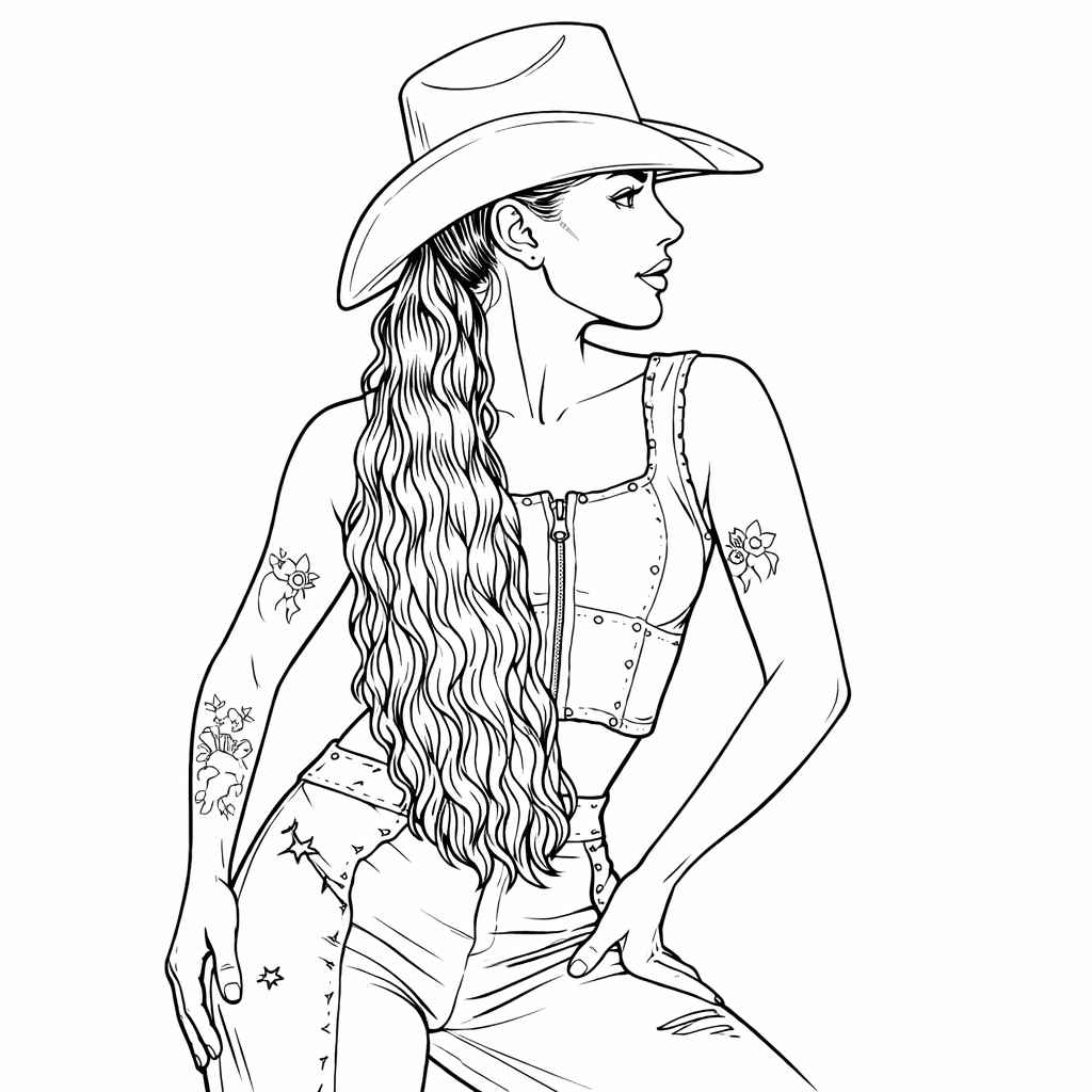 desenho boiadeira para pintar