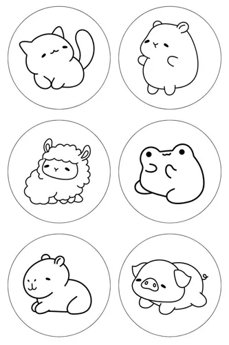 animais de estimação para colorir