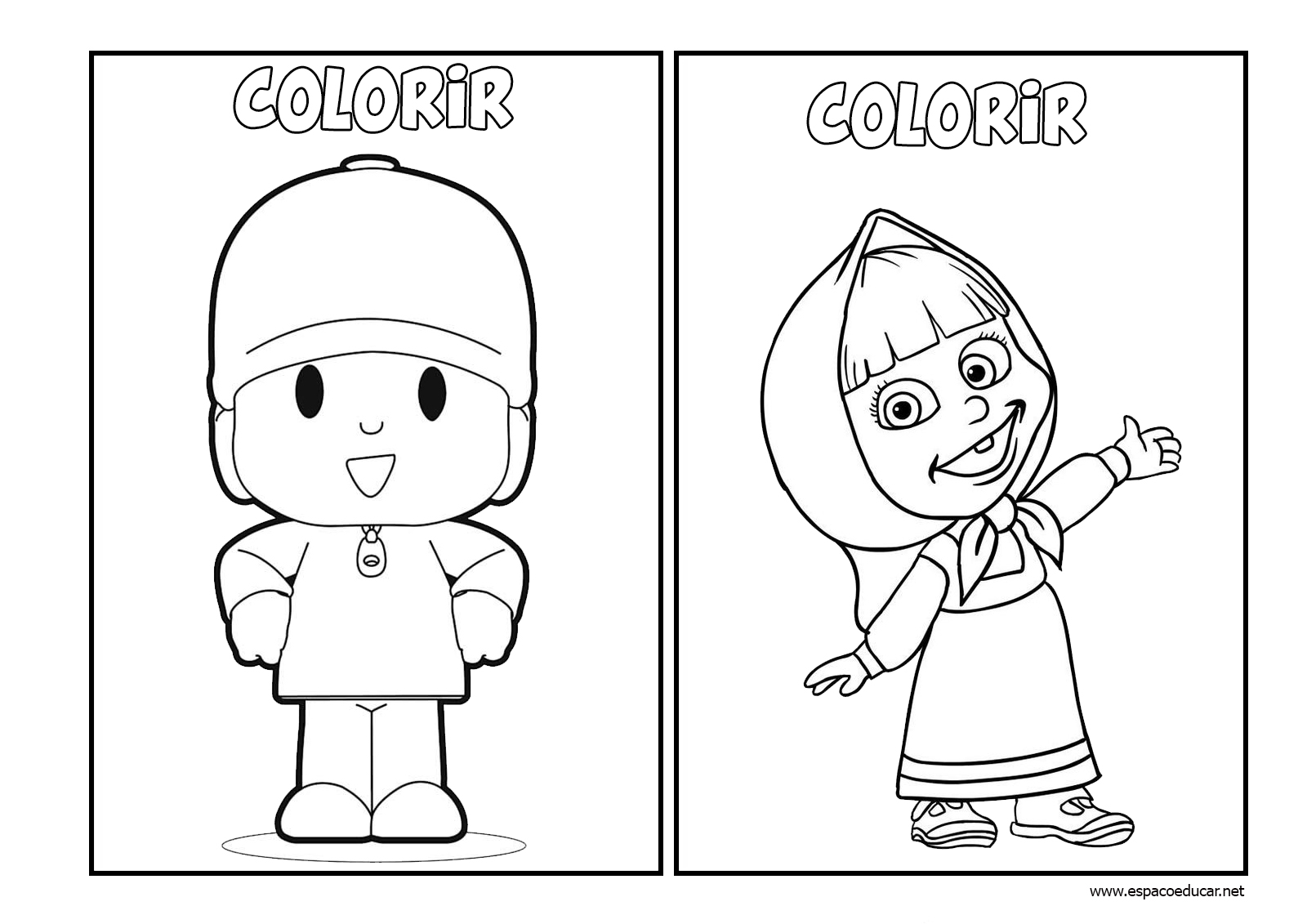 apostila de colorir infantil para imprimir