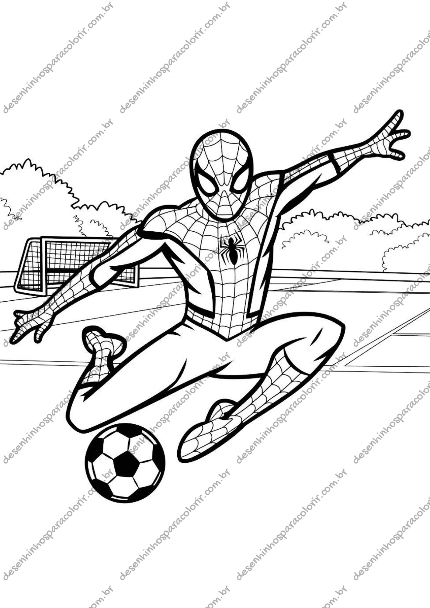 desenho de aranha com teia