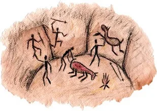 desenhos de caverna para pintar