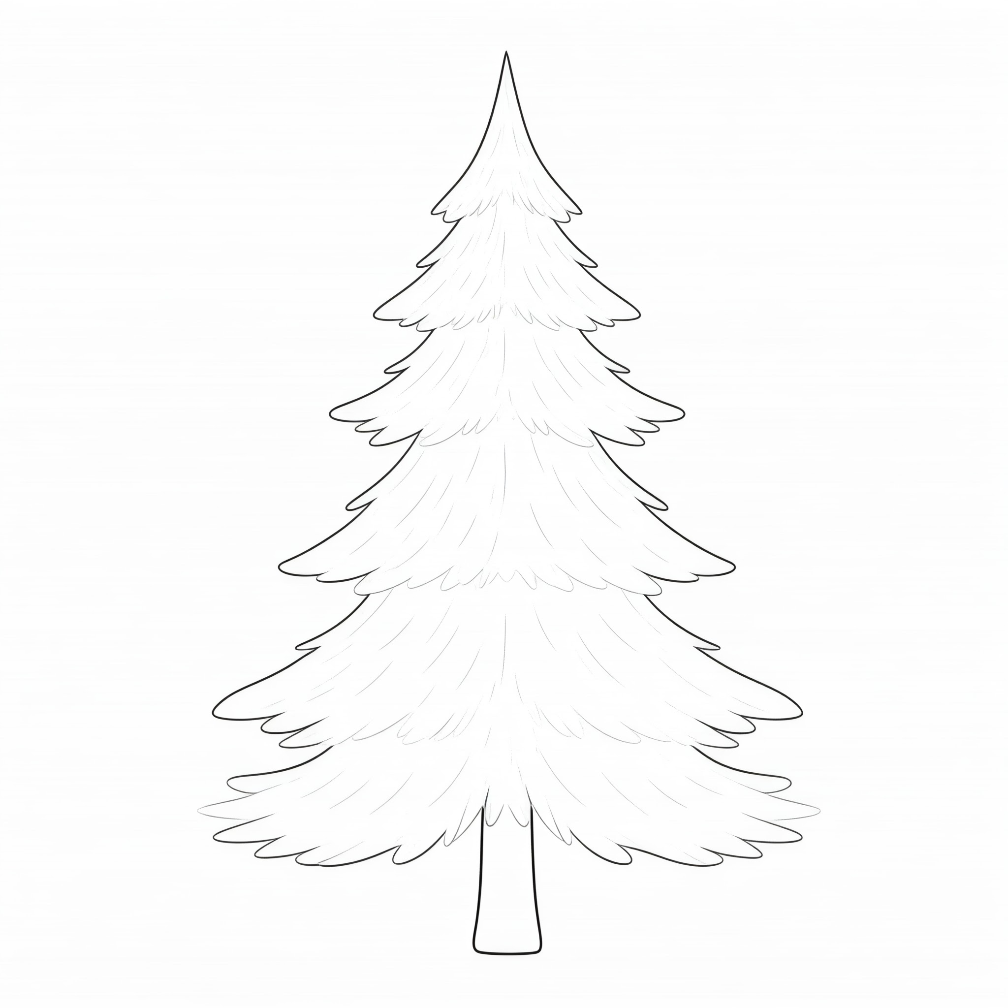 árvore de natal com bolas e estrelas para colorir