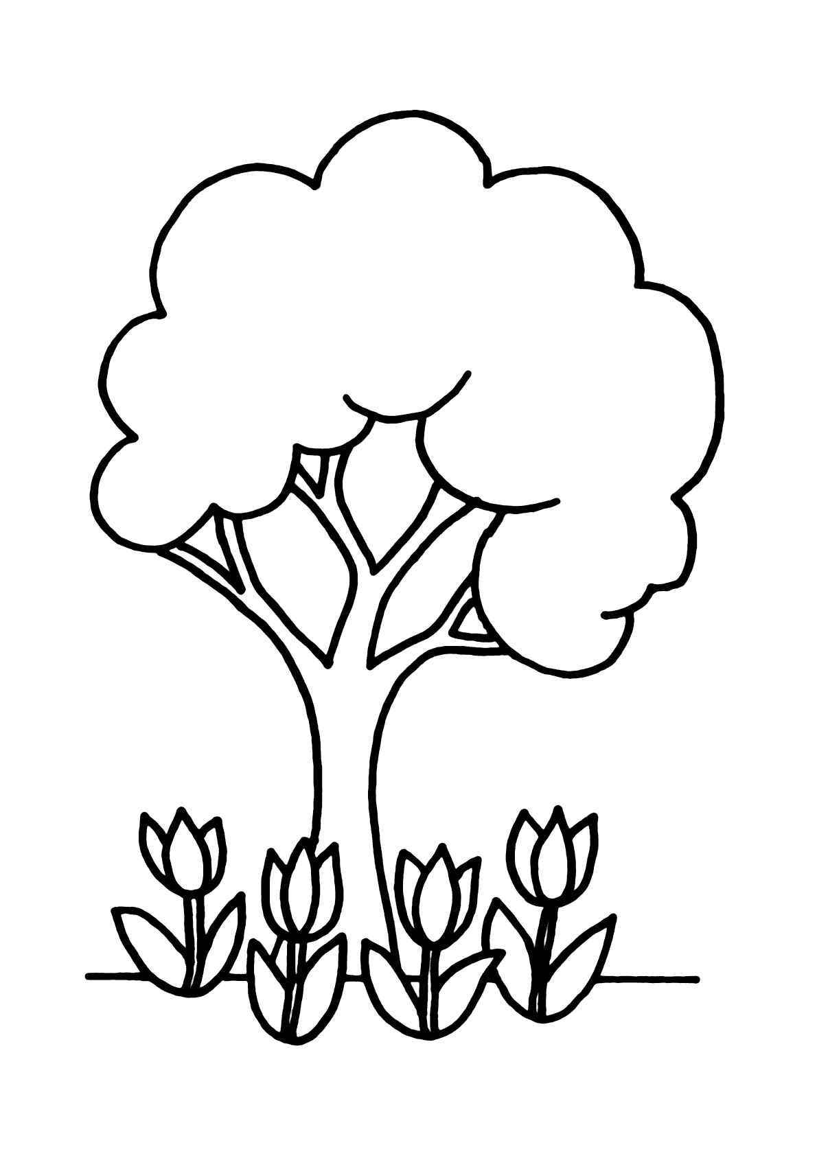 desenhos de natureza para colorir