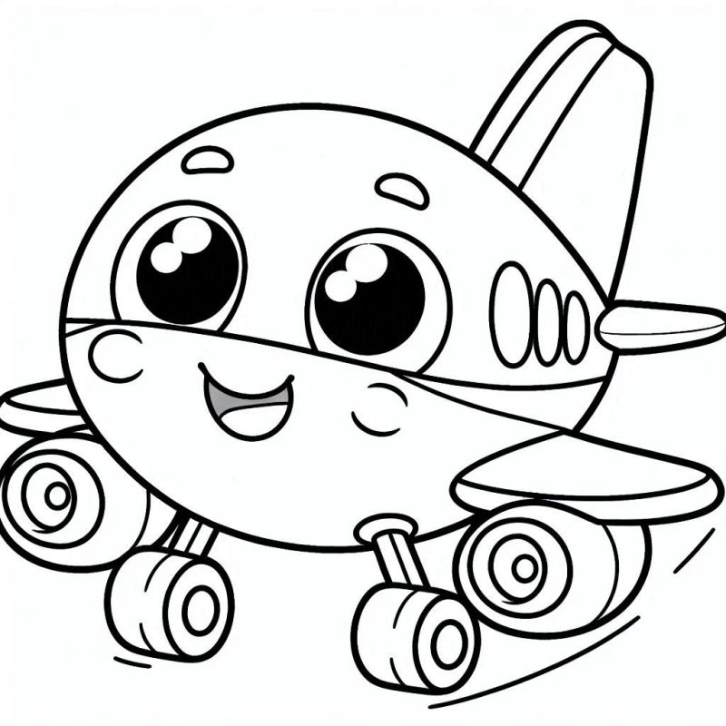desenho de aeroporto para colorir