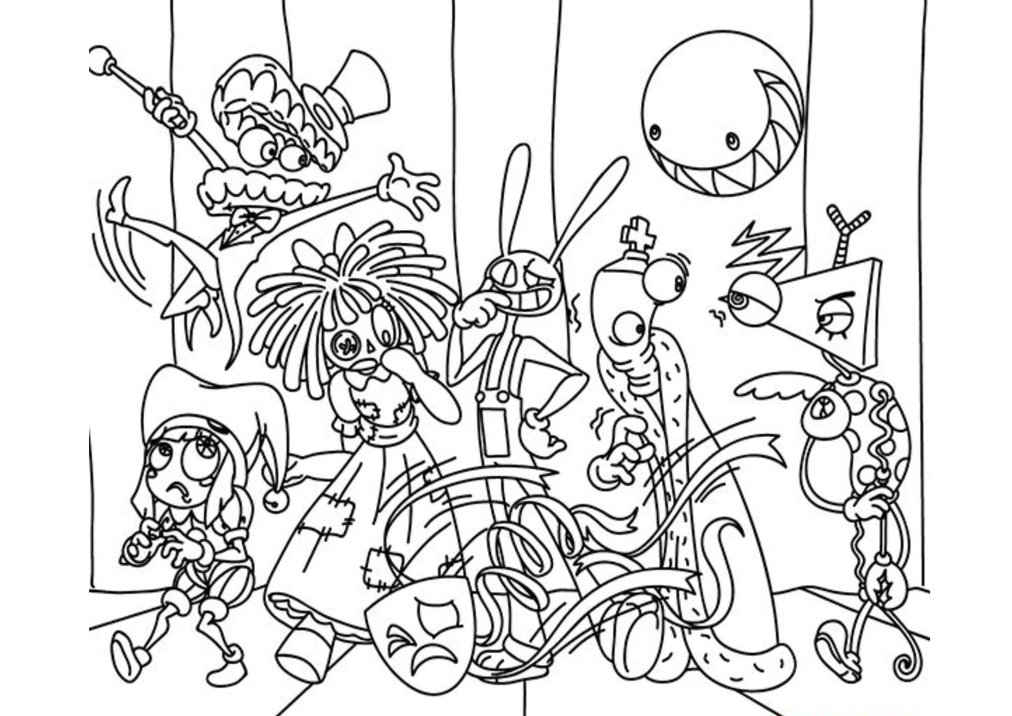 desenho do blue para pintar