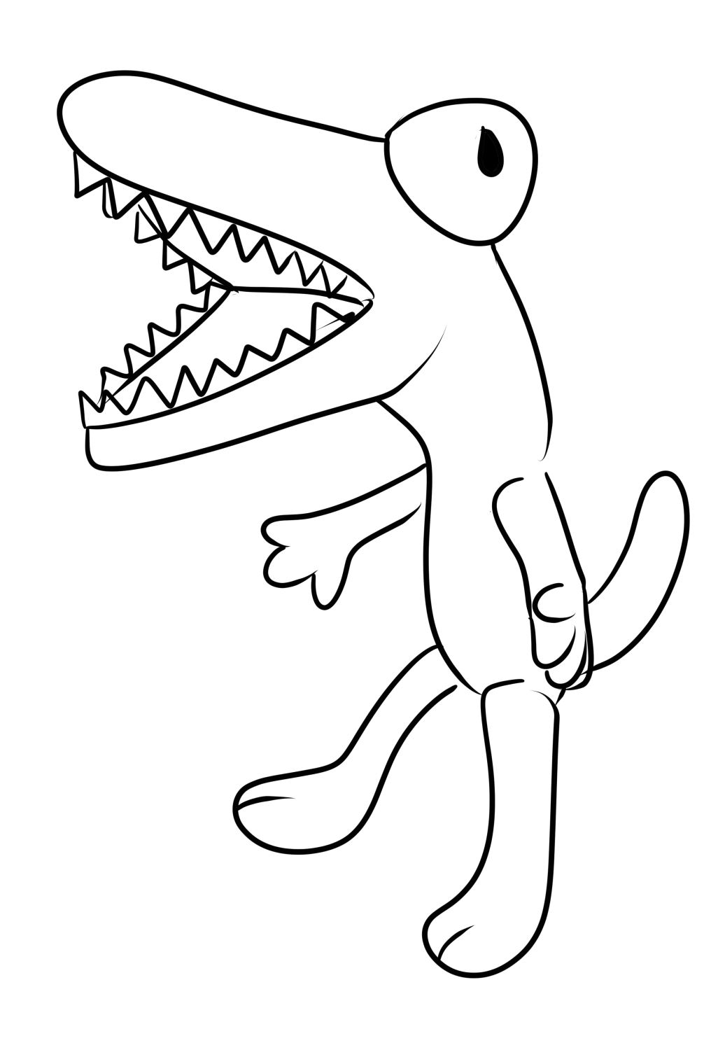 como desenhar azul babão