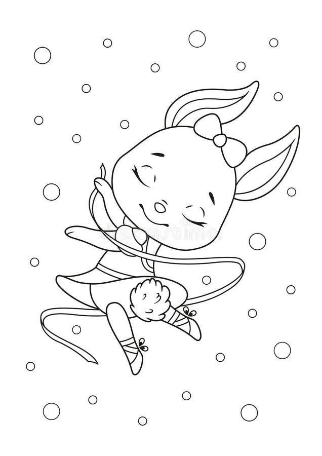 bailarina para colorir simples