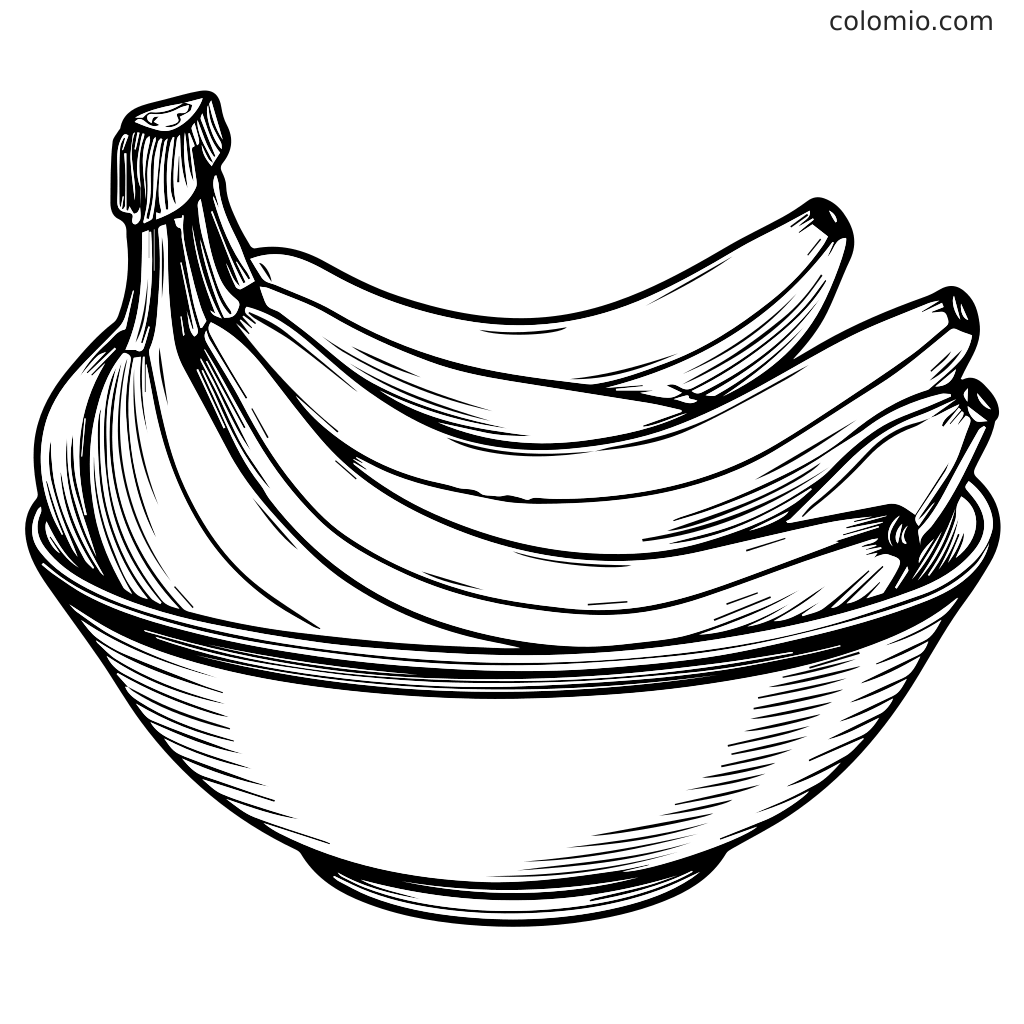 moldes de banana para imprimir