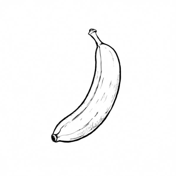 desenhos de bananas fofinhas para colorir