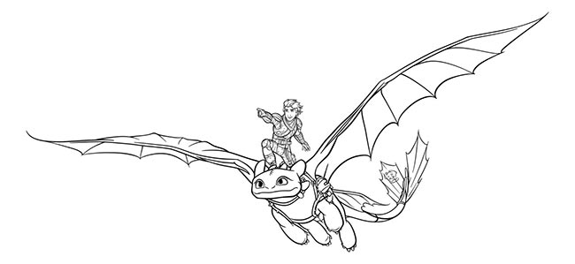 desenhos de dragões para colorir