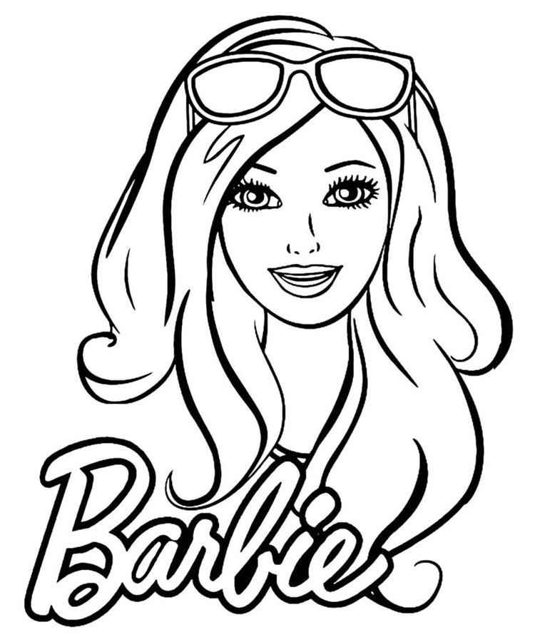 barbie para colorir online