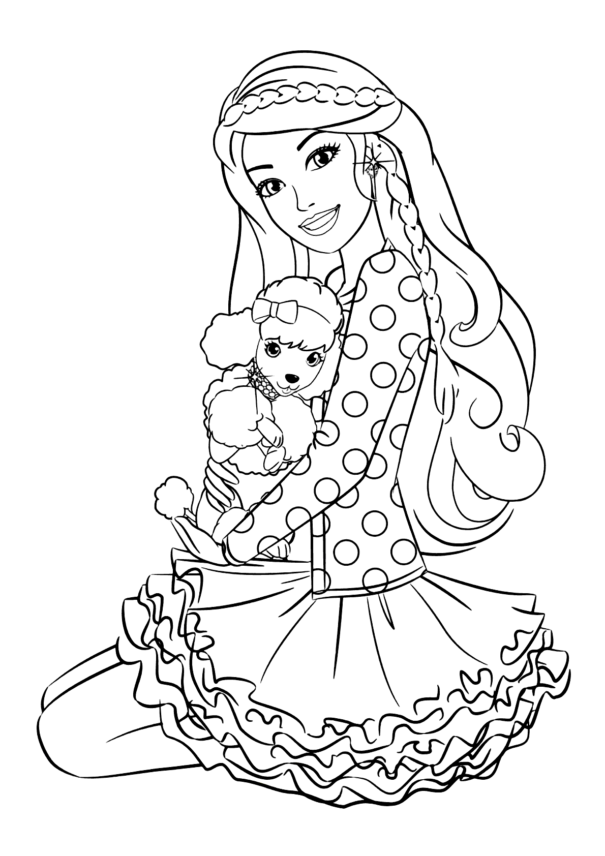 livro de colorir barbie