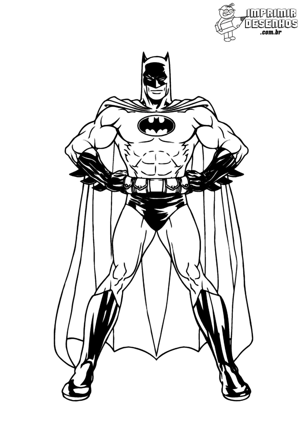 desenho do batmóvel para colorir