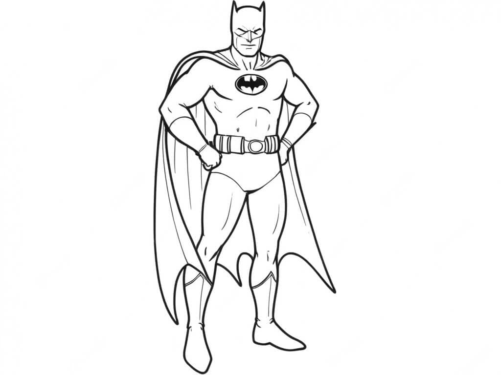 batman e robin para colorir