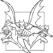 desenho do batman para colorir fácil