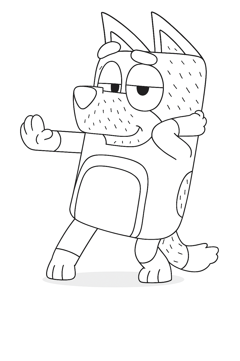 imagens da bluey para imprimir e colorir