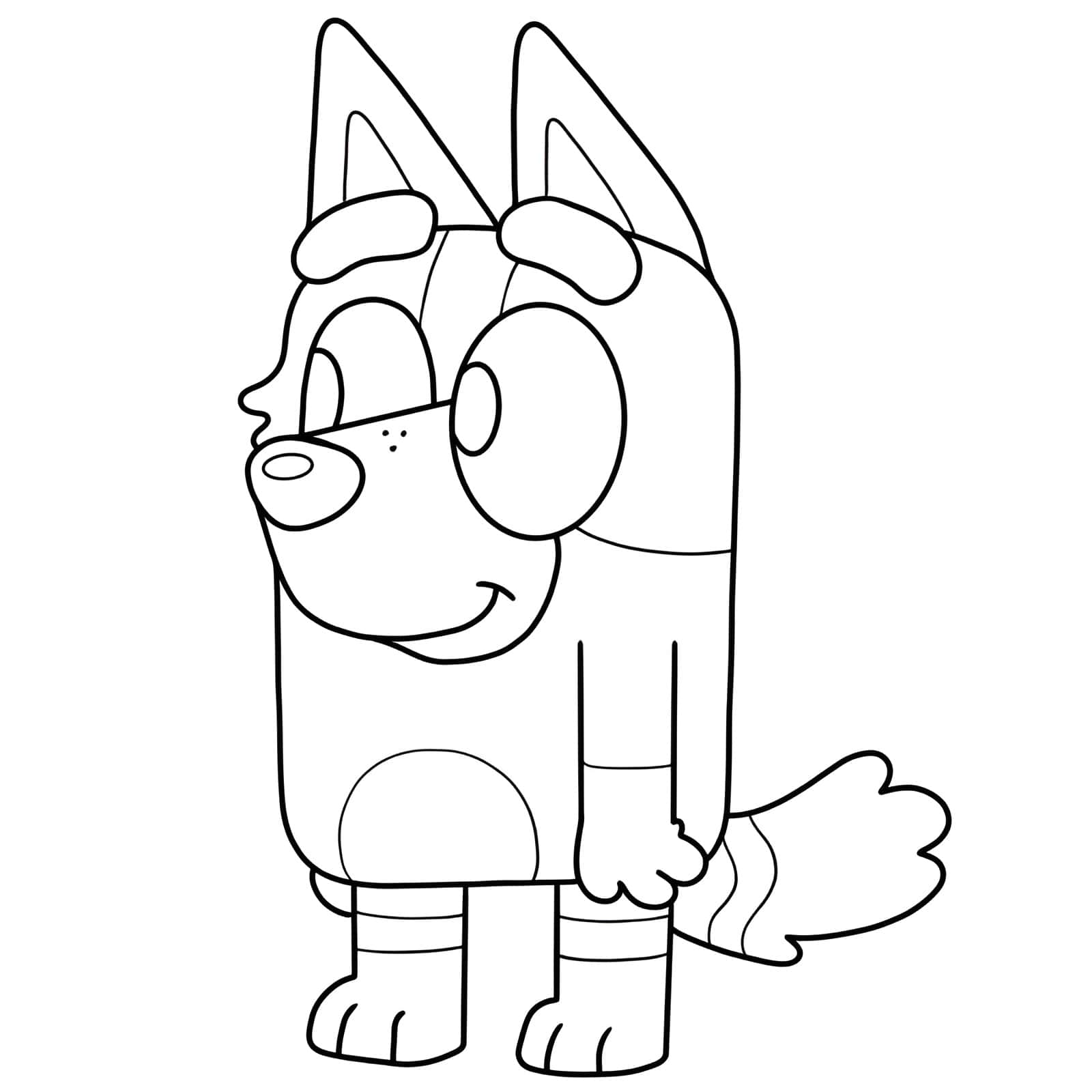 desenhos do cachorro bluey para imprimir