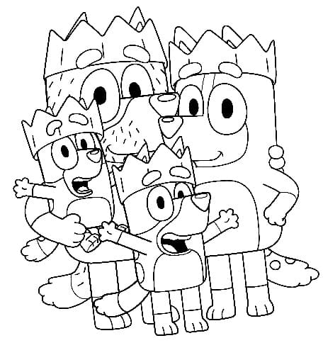 folhas de colorir bluey pdf