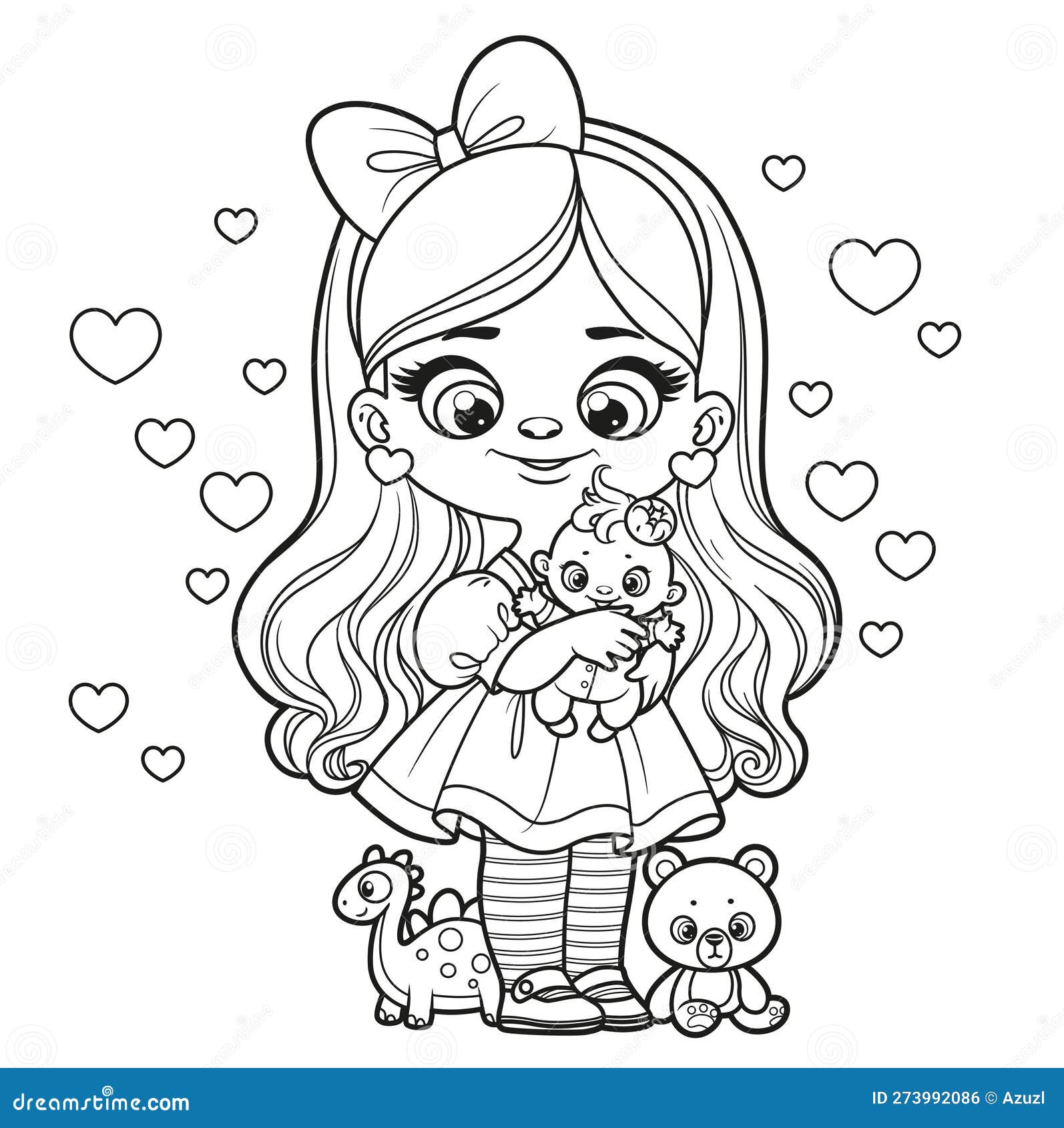 bonecas para colorir online