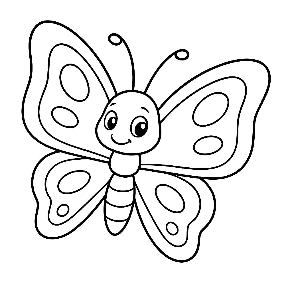 borboleta desenho para colorir