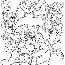 branca de neve desenho para pintar