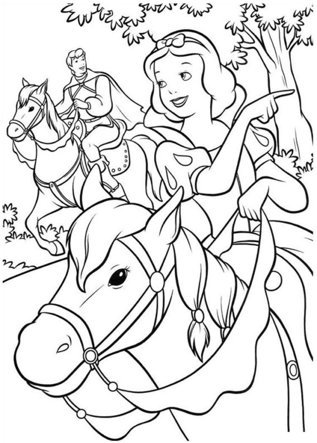desenho da branca de neve para imprimir