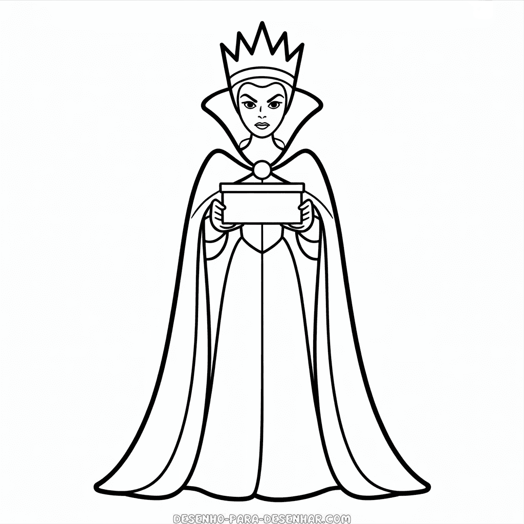 imagens da branca de neve para colorir