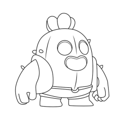 colorir personagens Brawl Stars