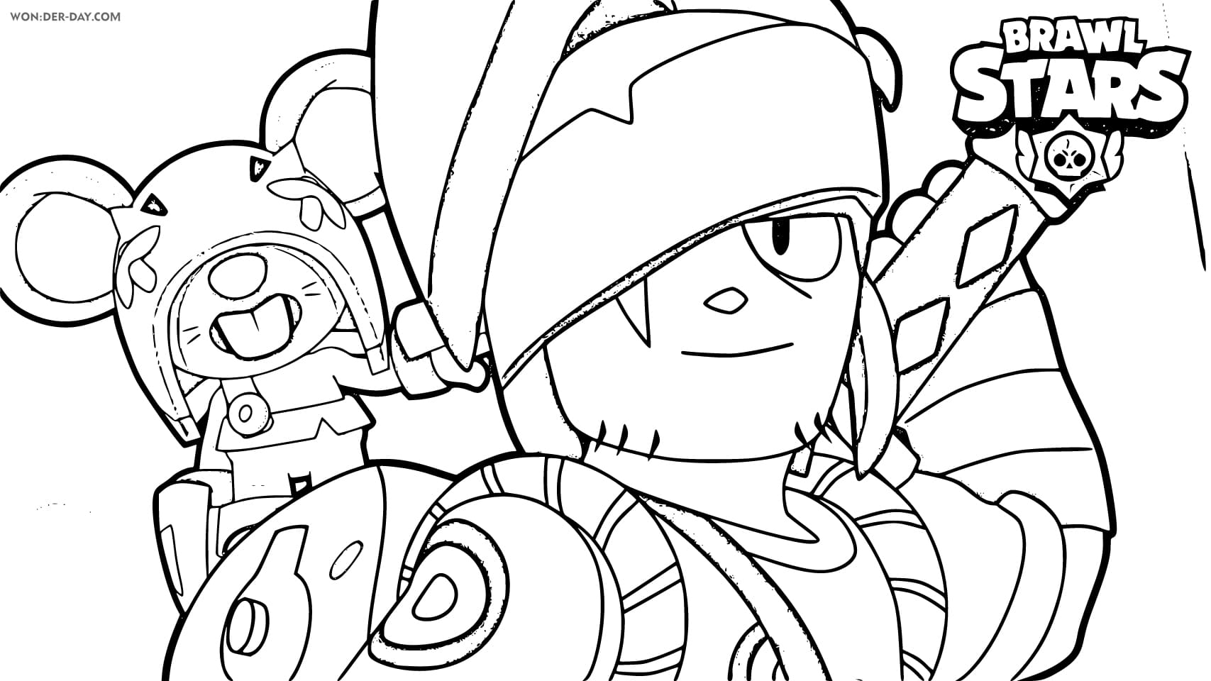 desenhos de Shelly para pintar
