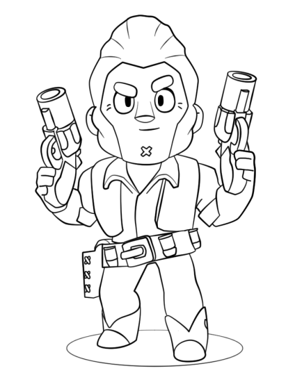 desenhos de Brawl Stars para imprimir