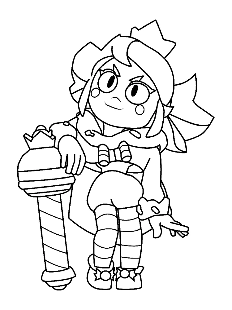 colorir personagens Brawl Stars
