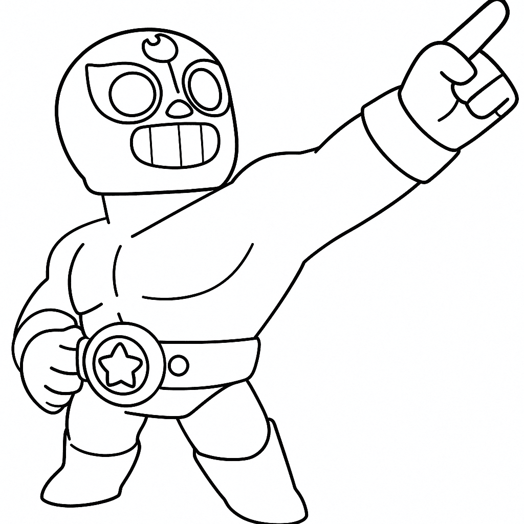 desenhos de Leon para colorir