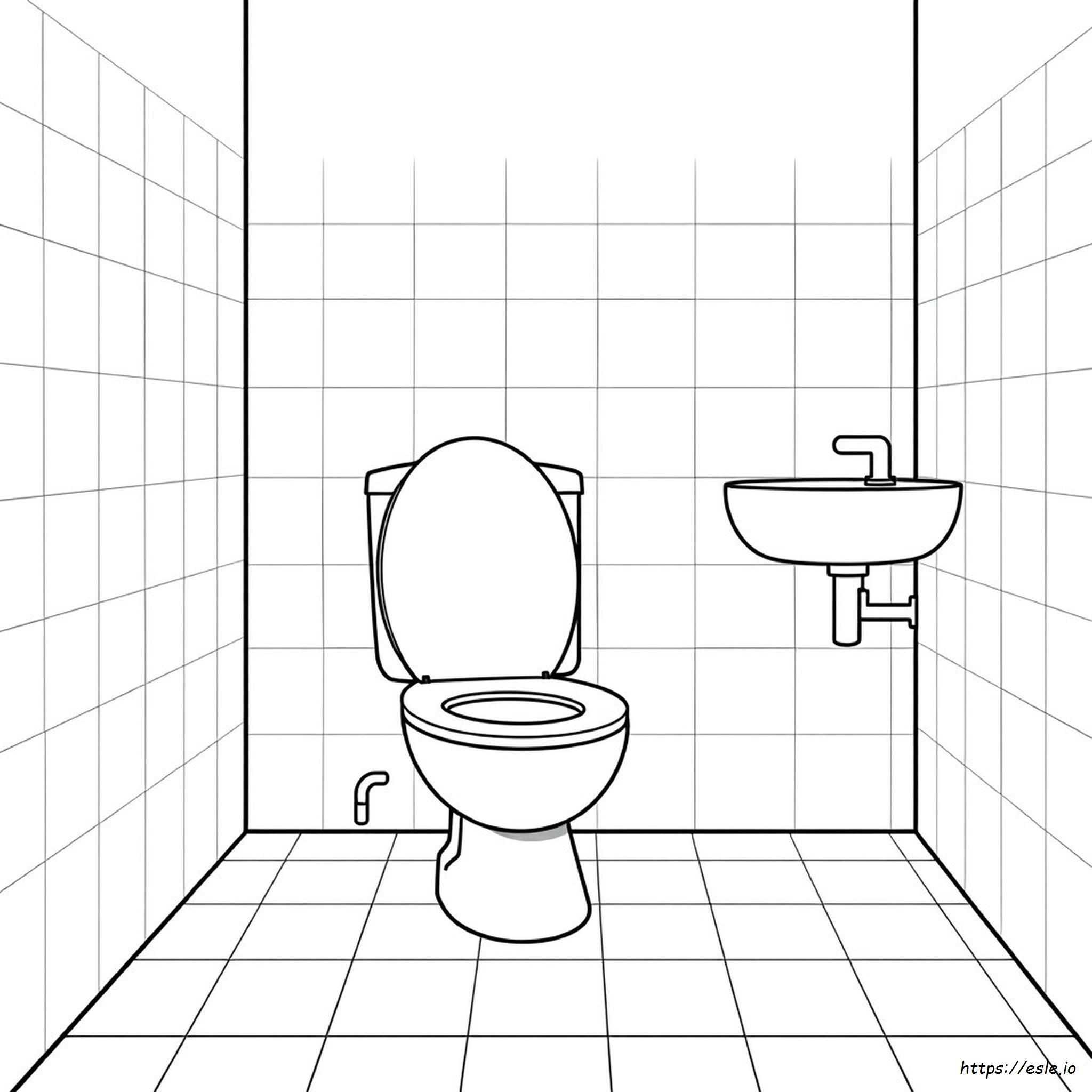 desenho de vaso sanitário com cabeça