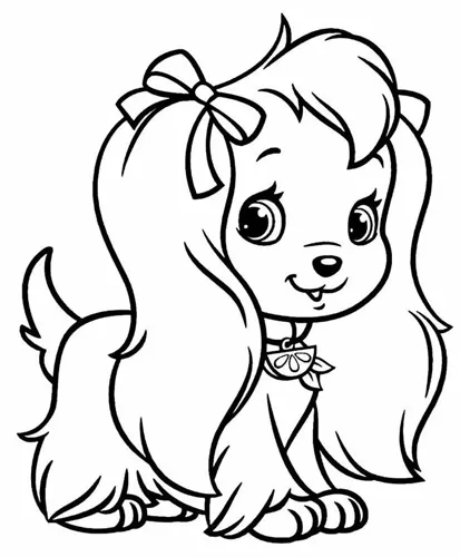 desenho de cachorro para colorir tumblr