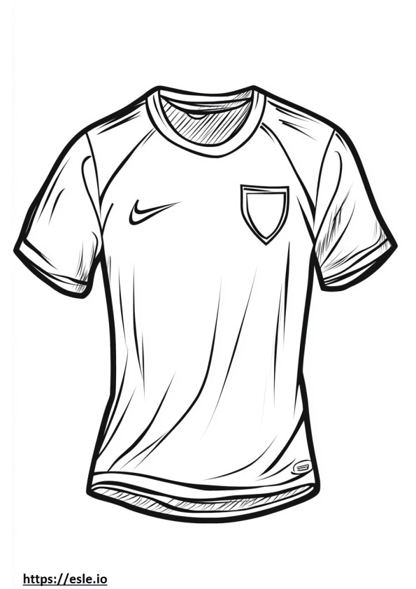 vetores de camisa para colorir