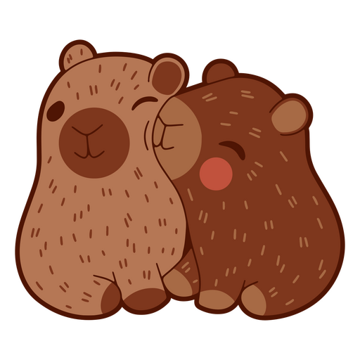 como desenhar capivara fofa