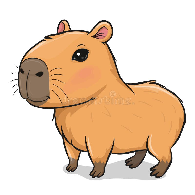 capivara desenho passo a passo infantil