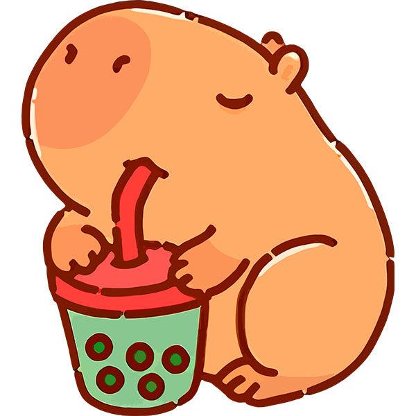 desenho de capivara realista