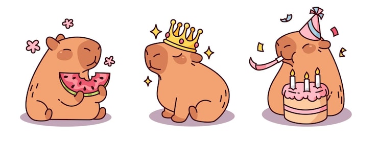 capivara desenho fácil