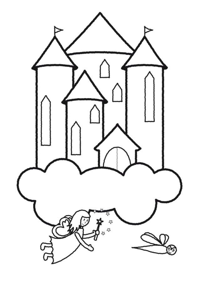 castelo de Natal para pintar