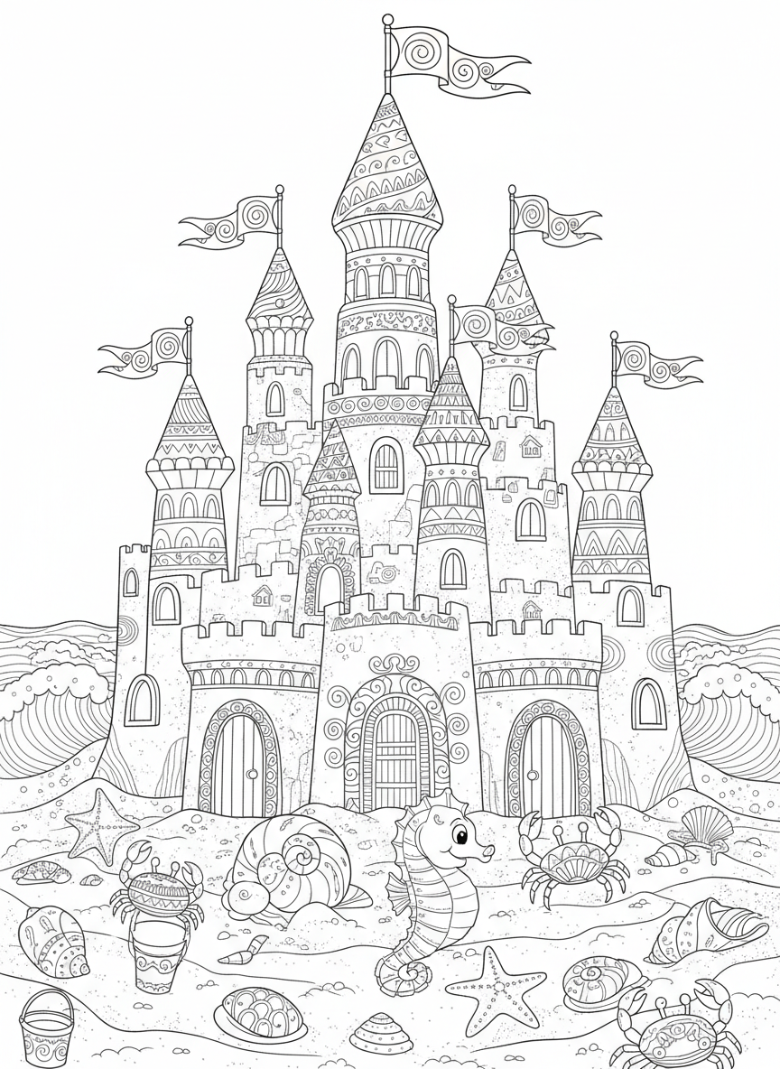 castelo para imprimir