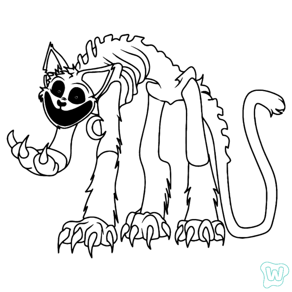 Poppy Playtime Catnap desenho