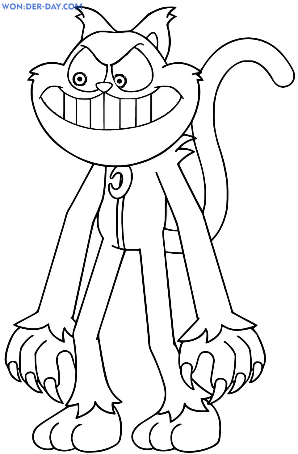personagens de terror para colorir