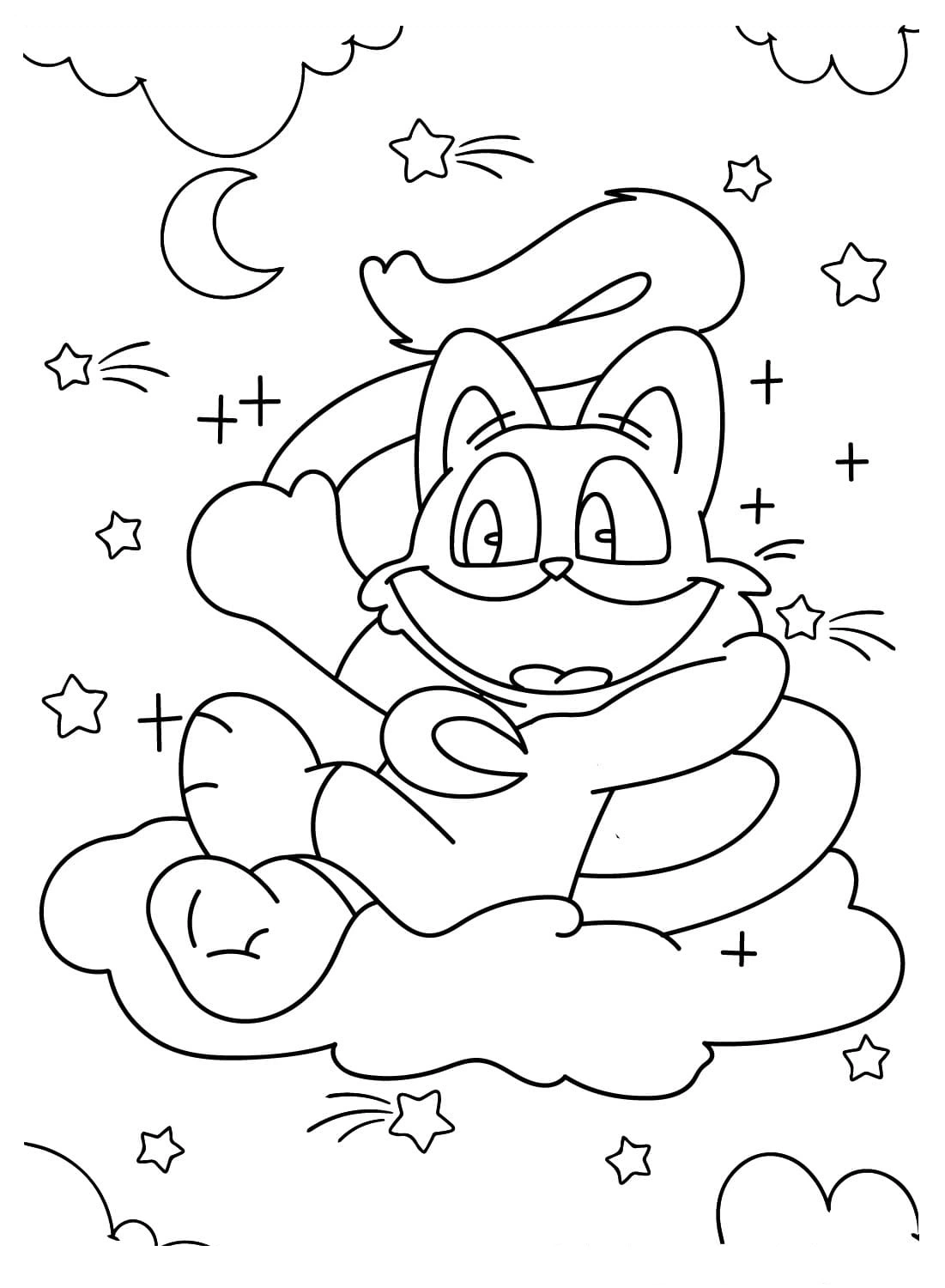Poppy Playtime Catnap desenho
